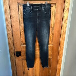 MOTHER the stunner zip two step fray last call Fray Distressed Size 27